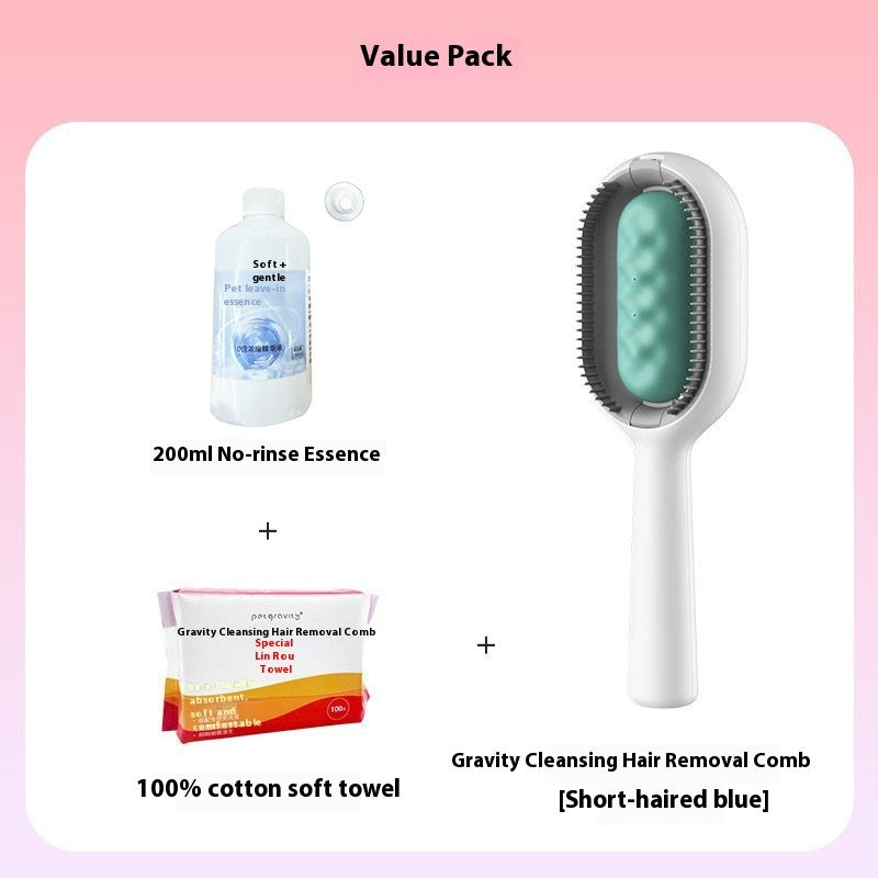 Dematting Pet Brush and Comb for Cats and Dogs