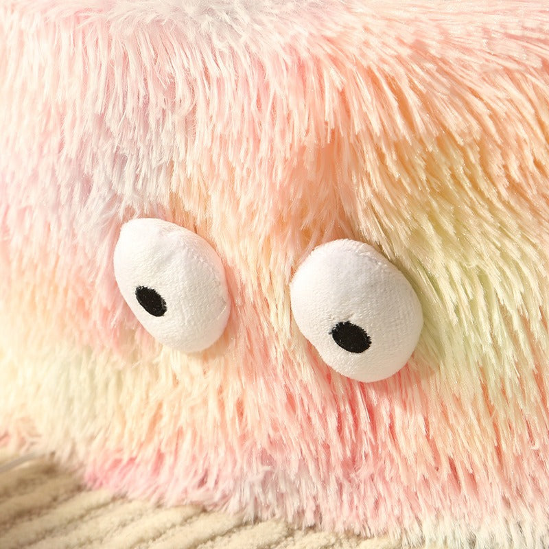 Winter Warm Monster Plush Pet Bed for Cats and Dogs