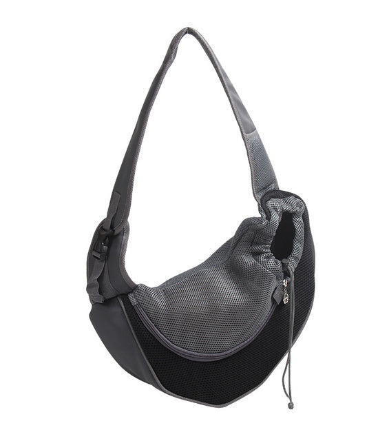 Outdoor Mesh Pet Carrier Shoulder Bag for Small Dogs