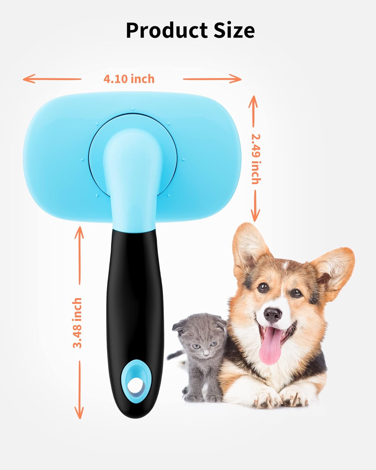 Pet Grooming Brush for Dogs and Cats