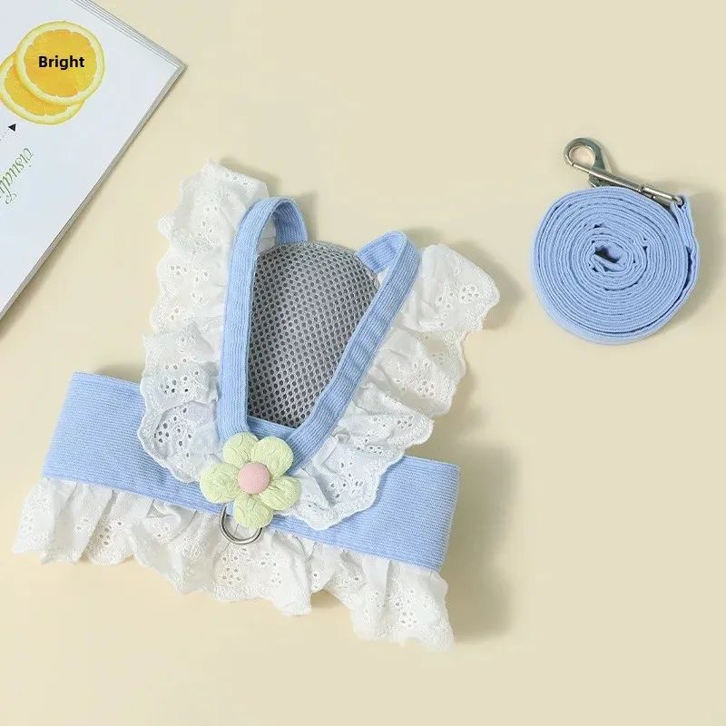 Summer Pet Harness and Safety Leash for Dogs and Cats