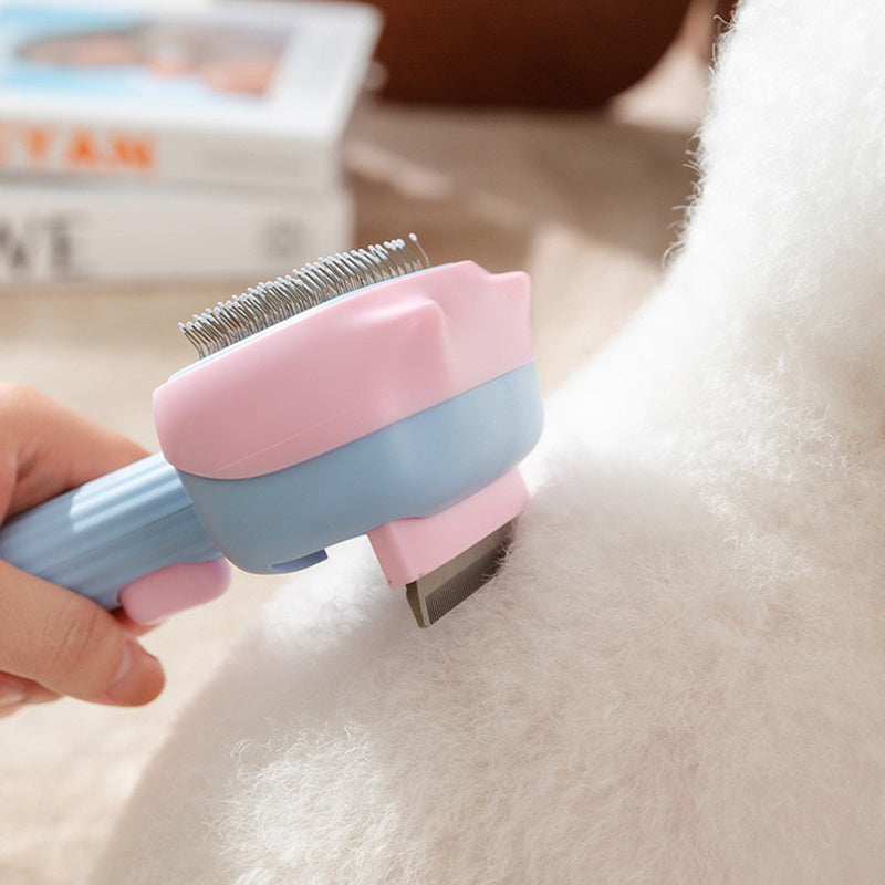 Deshedding and Dematting Pet Grooming Brush