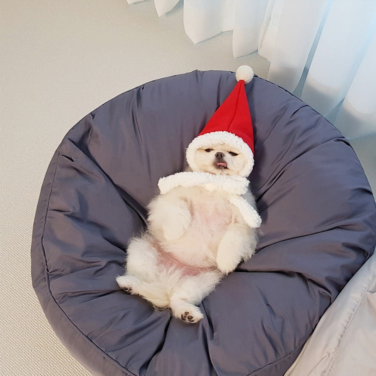 Large Waterproof Removable Washable Round Pet Bed