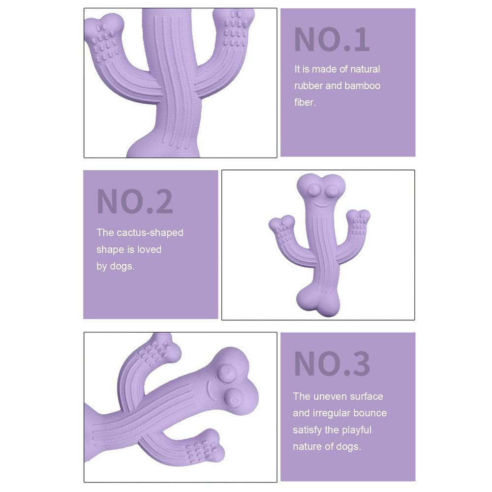 Ultra-Durable Cactus Dog Chew Toy