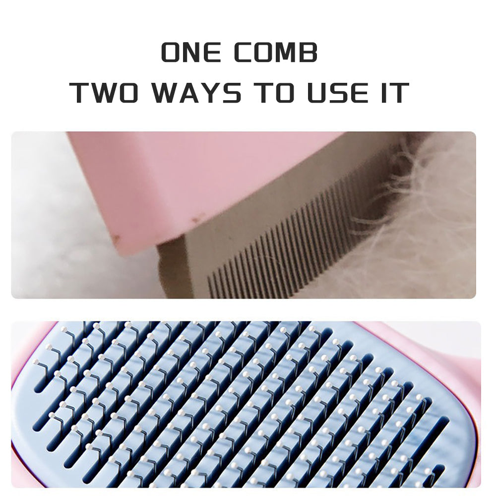 Deshedding and Dematting Pet Grooming Brush