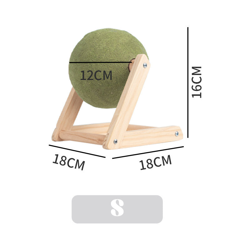 Giant Catnip Ball Toy with Holder for Indoor Cats