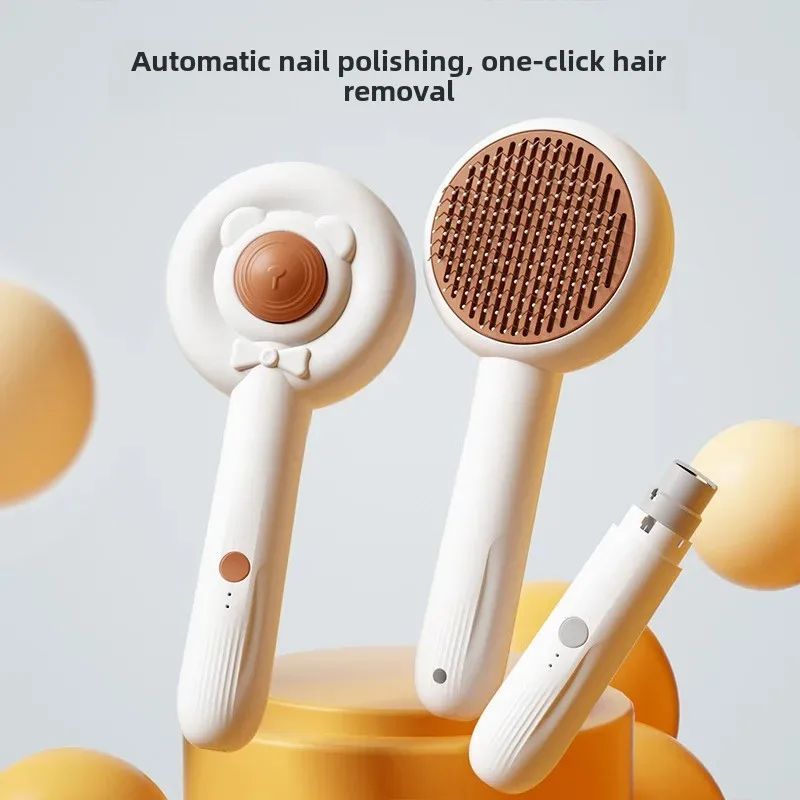 Rechargeable 2-in-1 Pet Nail Trimmer and Brush