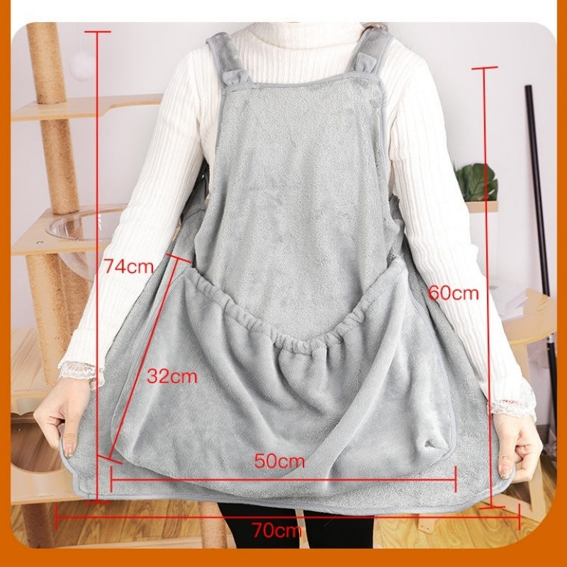 Plush Pet Carrier Pouch for Small Cats and Dogs